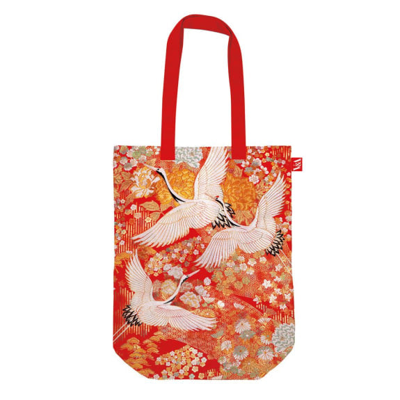 Kimono Cranes Tote Bag