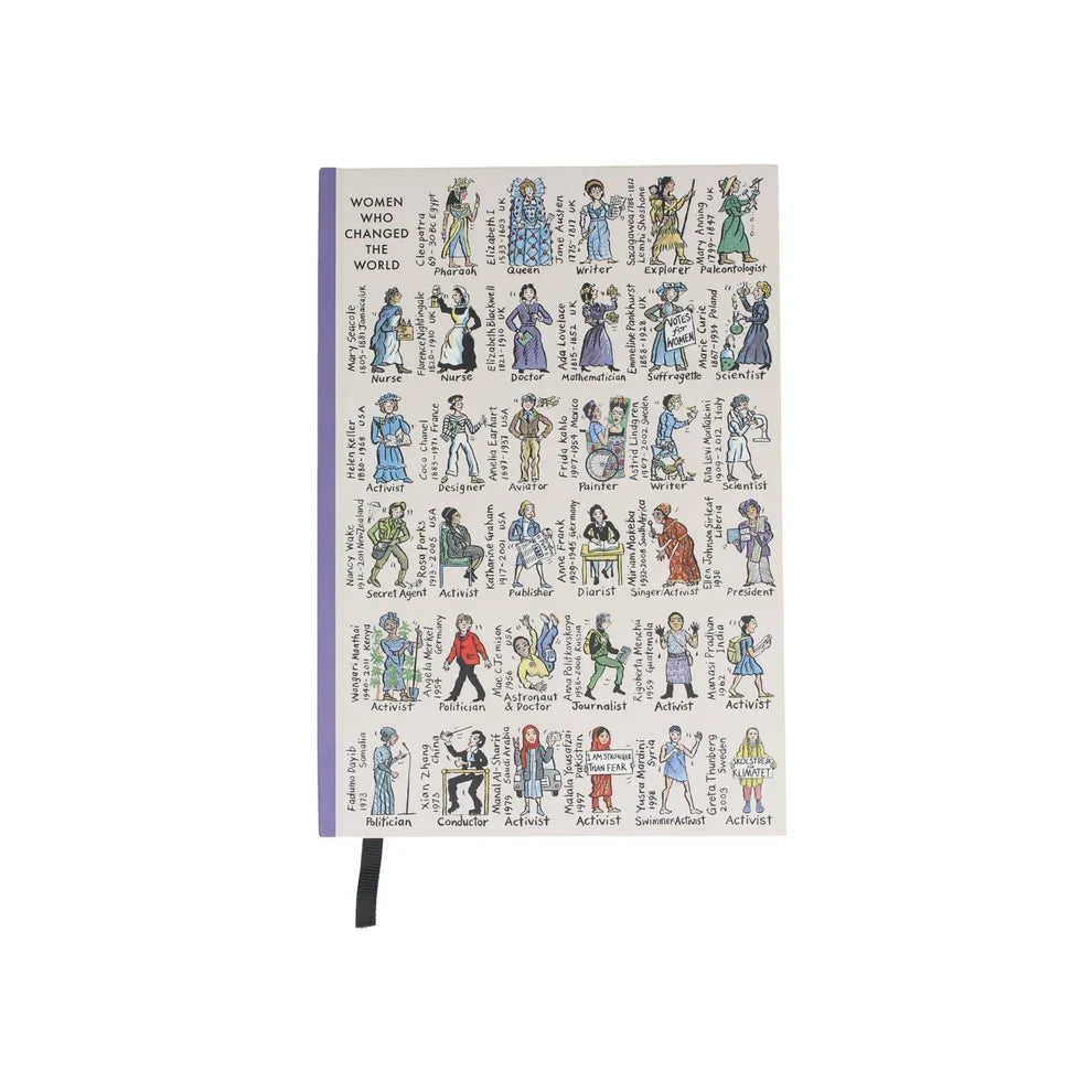 Women Who Changed The World A5 Hardback Notebook