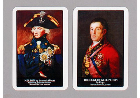 Lord Nelson & Duke of Wellington Playing Cards