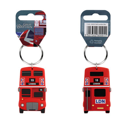 London Bus Soft Keyring