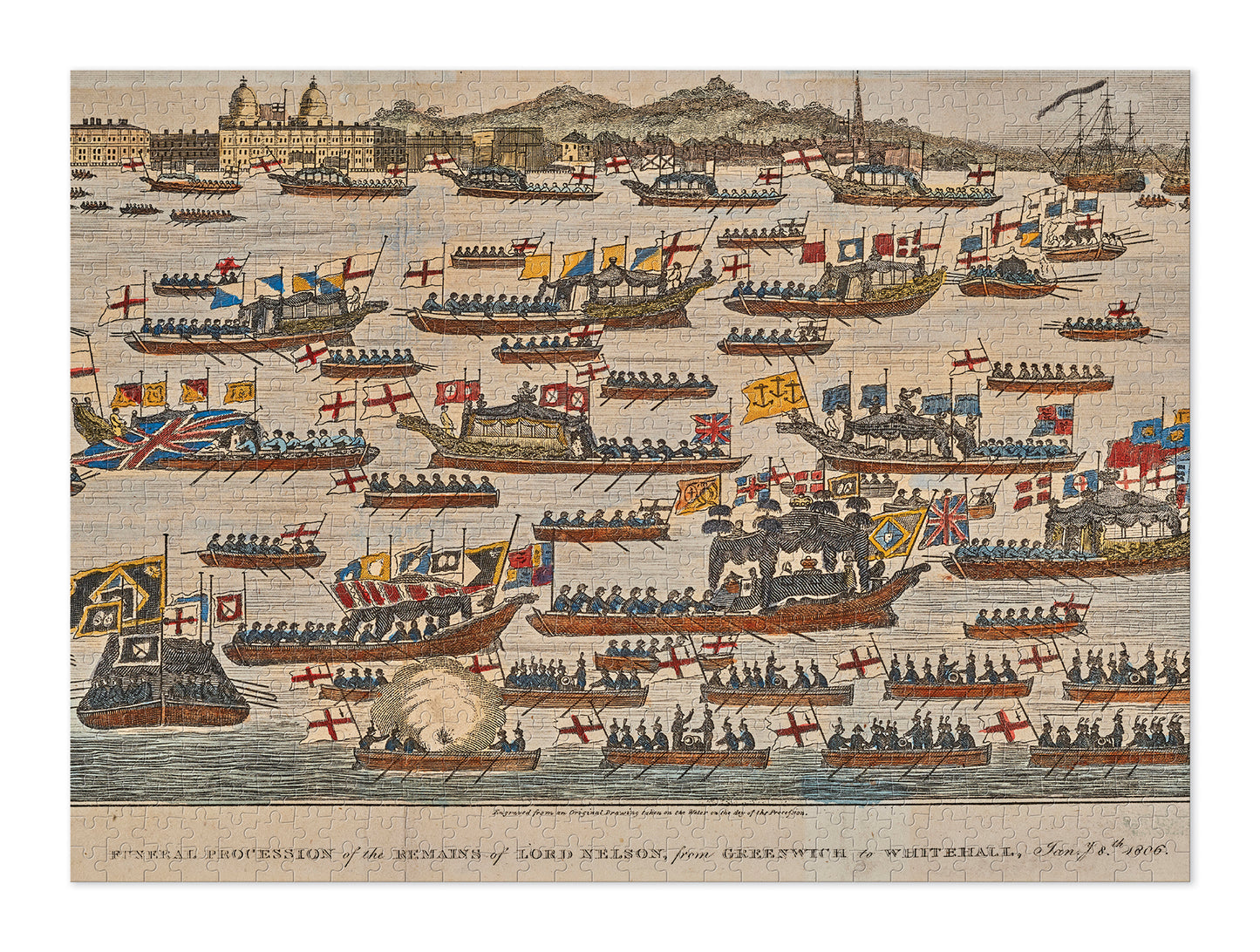 Nelson Funeral Procession Print