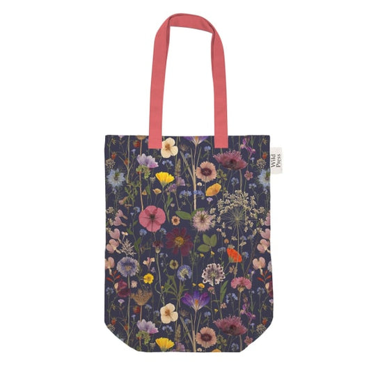 Purple Medow Tote Bag