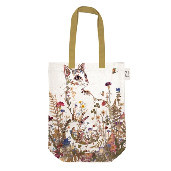 Cottage Cat Tote Bag