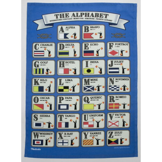 The Alphabet Tea Towel