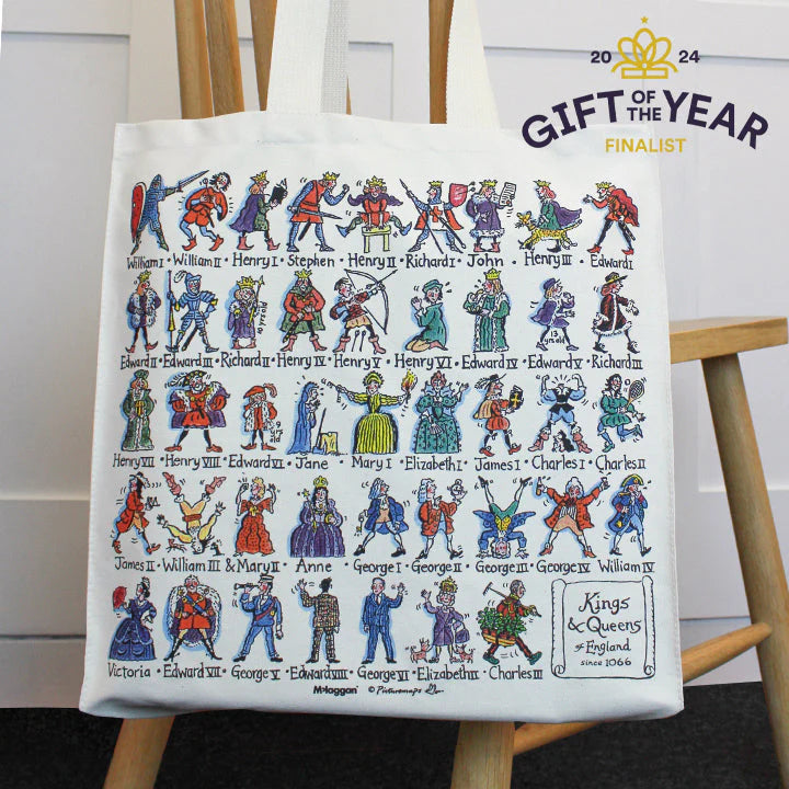 Kings & Queens of England Tote Bag