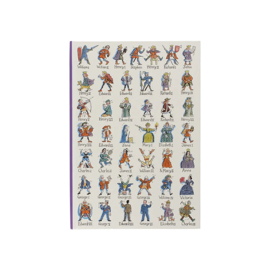 Kings & Queens of England A5 Hardback Notebook