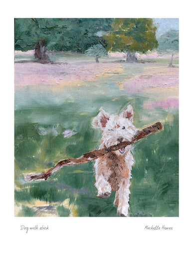 Dog With Stick