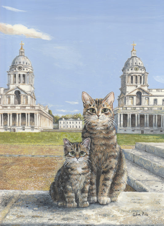 Cats Day Out Print Greenwich