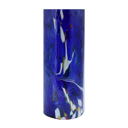 Blue Cylinder Vase