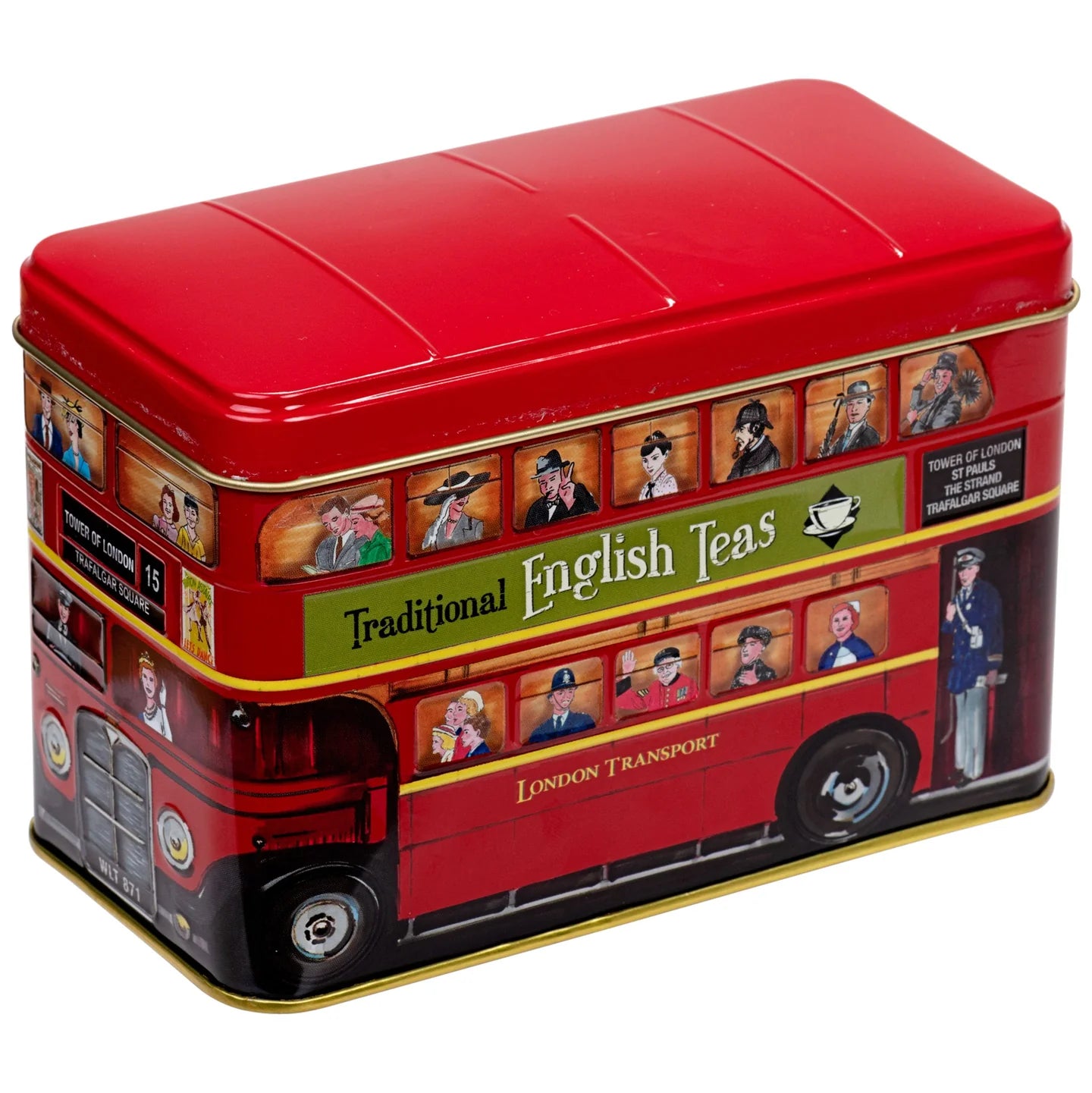 London Bus 25 Teabag Tin