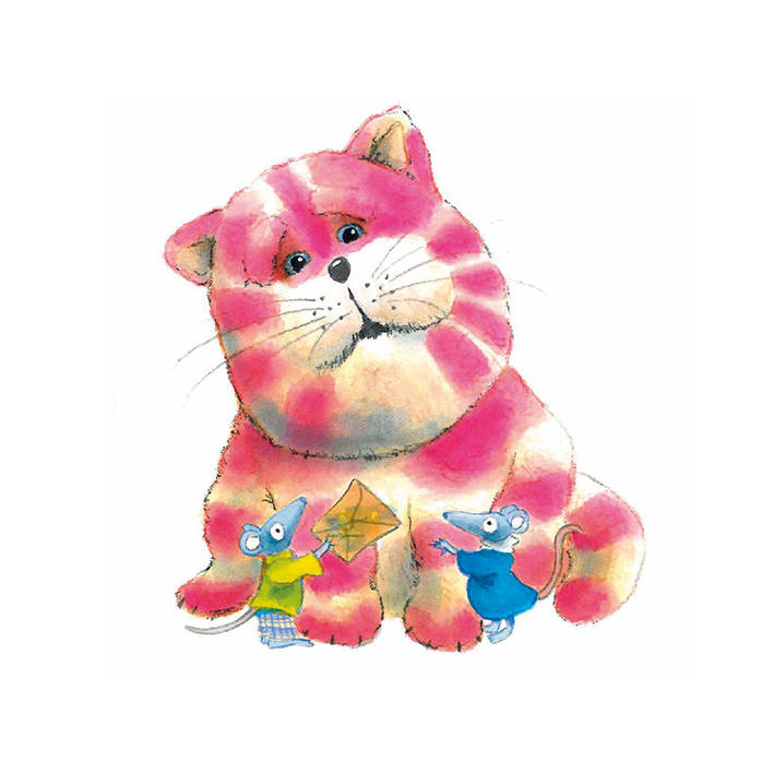 Bagpuss with Mice Greetings Card