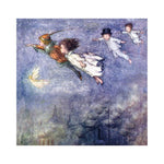 Peter And the Children Flying Greetings Card