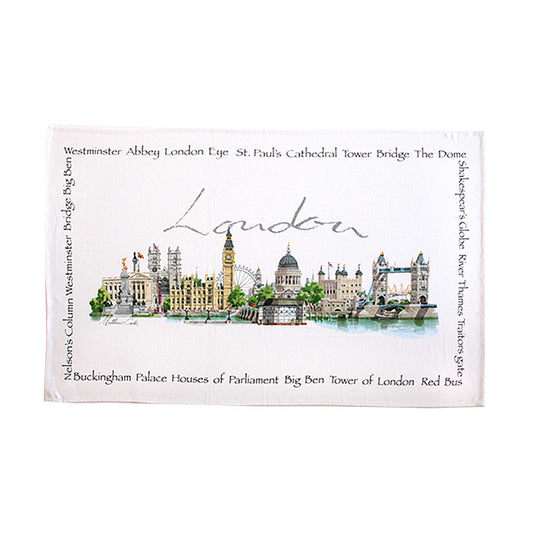 London Landmark Cotton Tea Towel