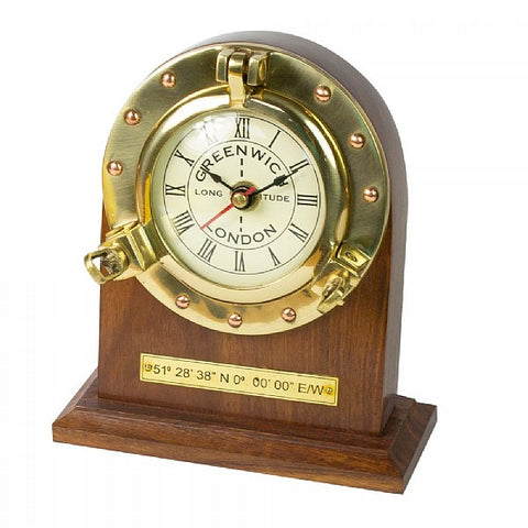 Greenwich 'Where Time Begins' Desk Clock