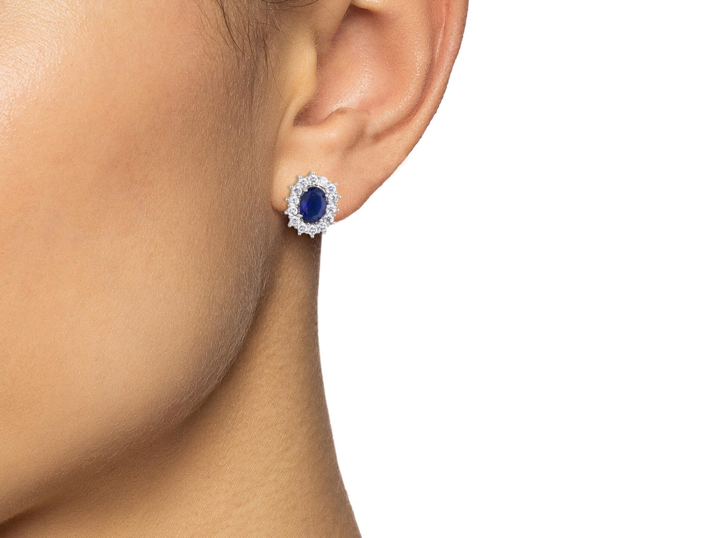 Dark Blue Earrings