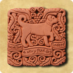 Fine Dog Terracotta Tile