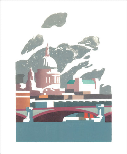 St Pauls(Linocut)