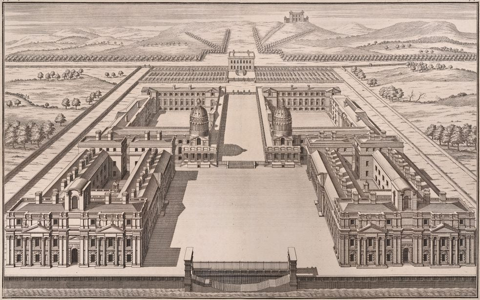 Prospect of the Royal Hospital Print