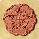 Tudor Rose Terracotta Tile