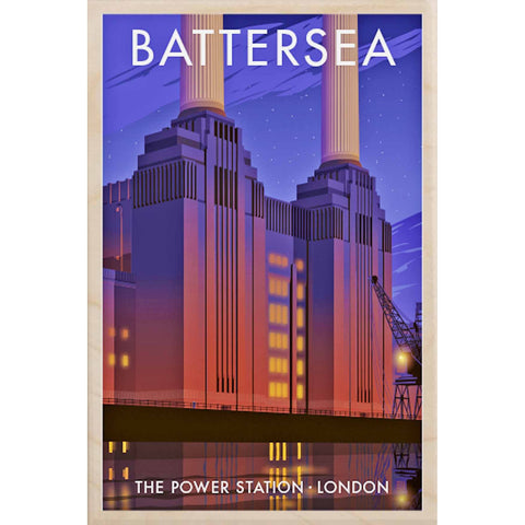 Battersea Wooden Postcard