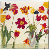 Notecards: Purple Irises and Red and Yellow Tulips