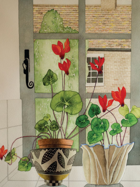 Cyclamen Window II